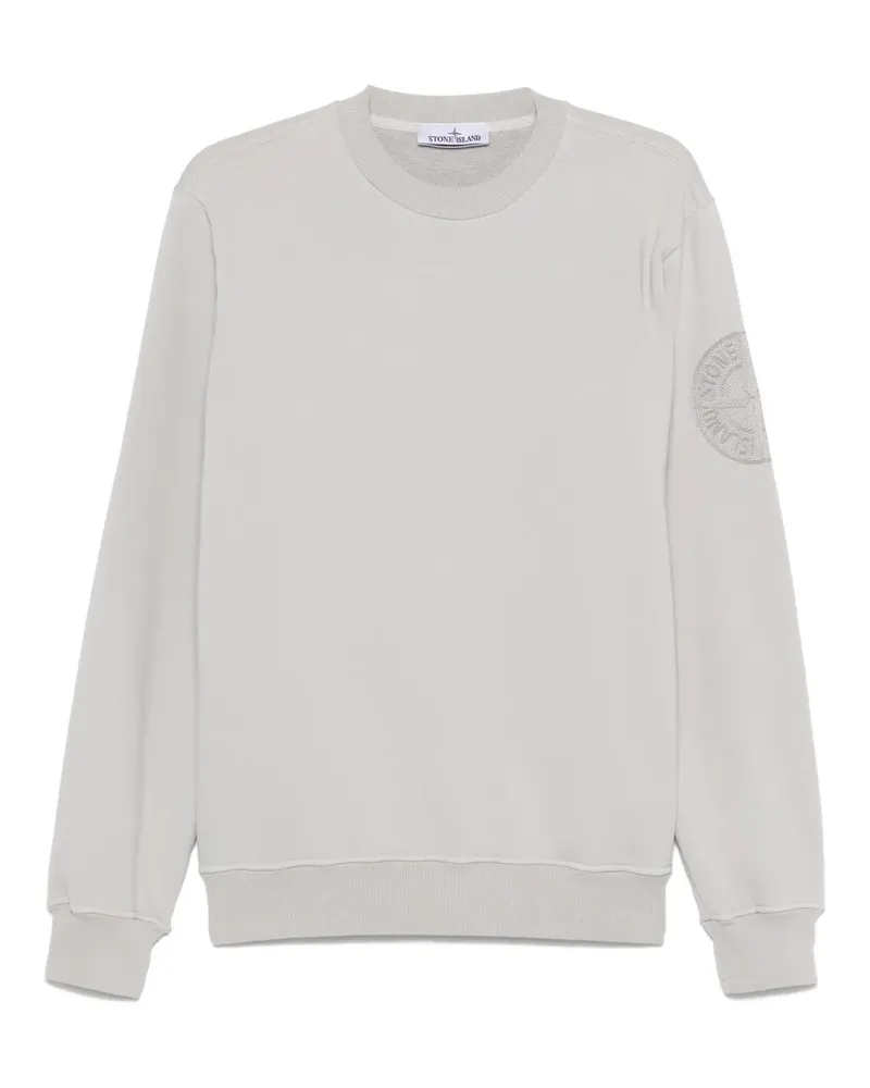 Stone Island Sweatshirt aus Fleece - Grau Grau
