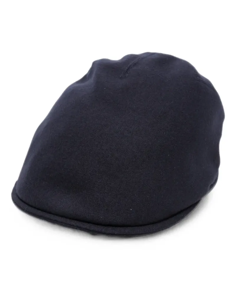 Gran Sasso logo-patch flat cap - Blau Blau