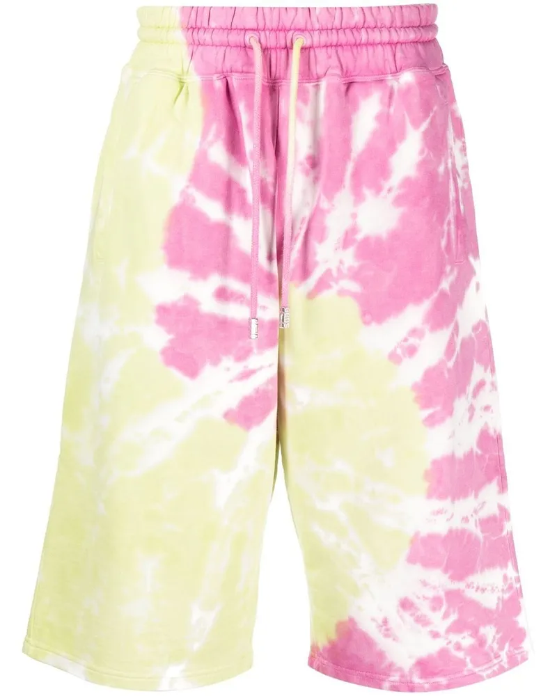 GCDS Bermudas mit Batikmuster - Rosa Rosa