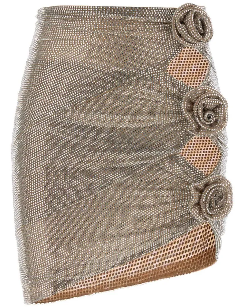Giuseppe di Morabito Tüll-Minirock mit Strass - Nude Nude