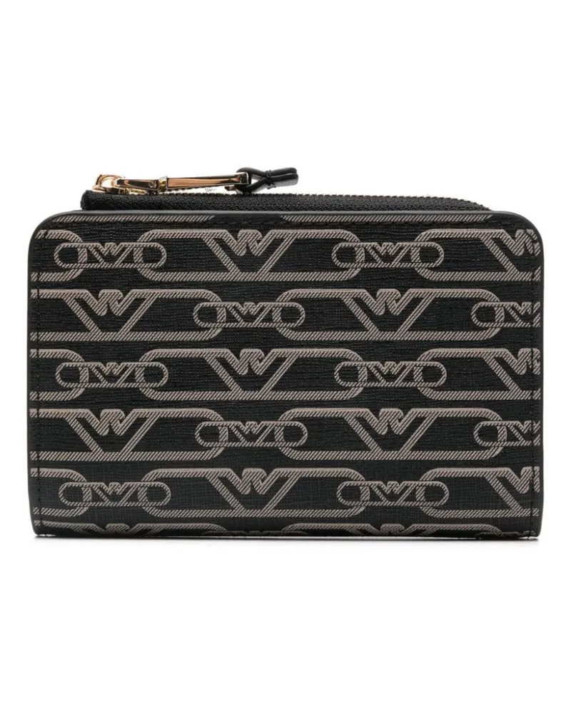 Emporio Armani Umhängetasche mit Logo-Print - Schwarz Schwarz