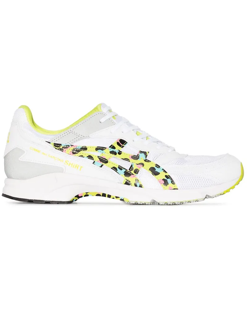Comme des Garçons x Asics Tarther Sneakers mit Leo-Print - Weiß Weiß