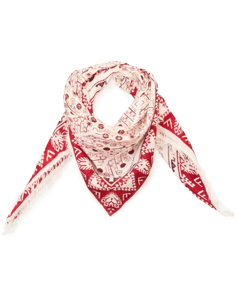 Isabel Marant Alecia Schal - Rot Rot