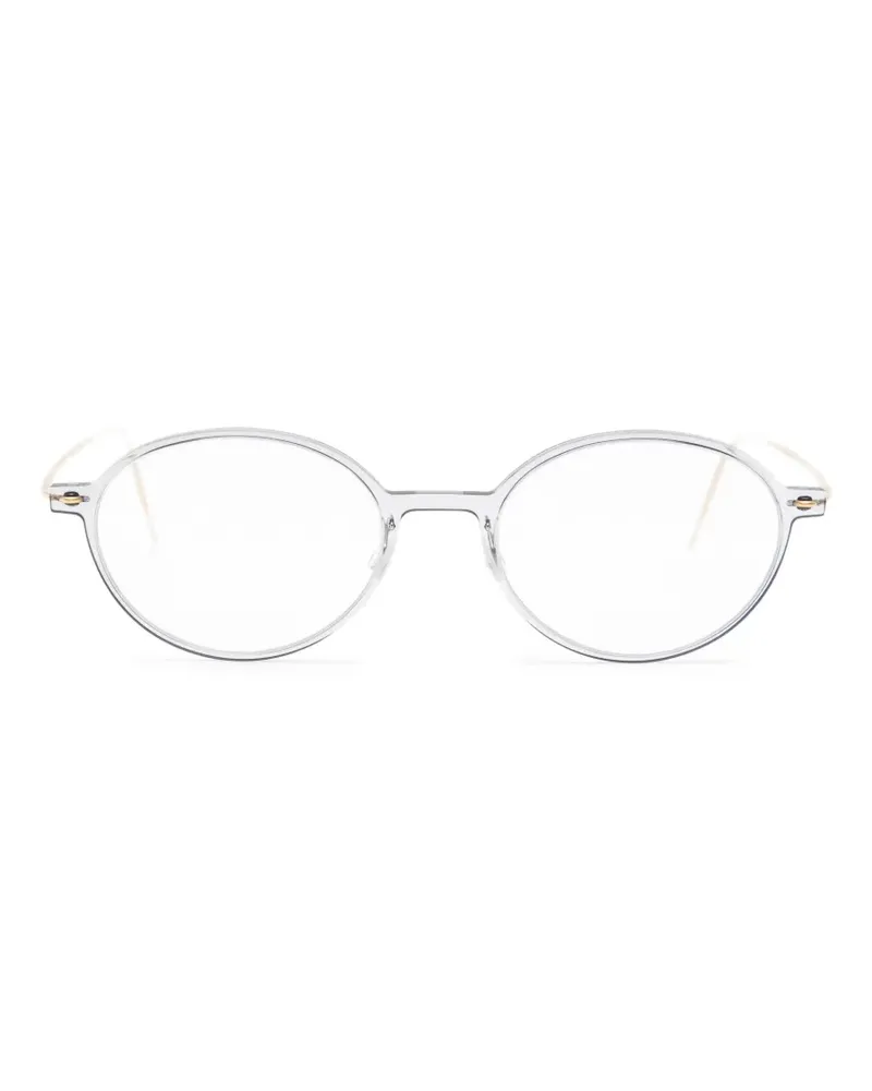 Lindberg 6667 Brille mit rundem Gestell - Silber Silber