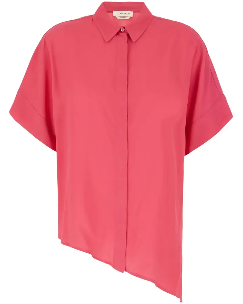 Anna Molinari Hemd mit asymmetrischem Saum - Rosa Rosa