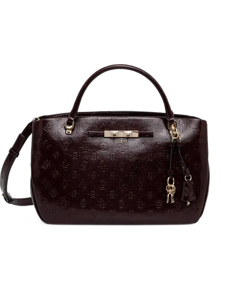 Guess Carmella logo-embossed tote bag - Rot Rot
