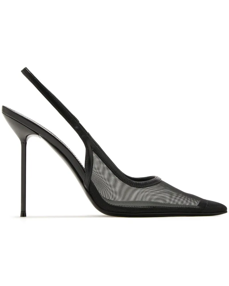 Paris Texas Lidia Slingback-Pumps 115mm - Schwarz Schwarz