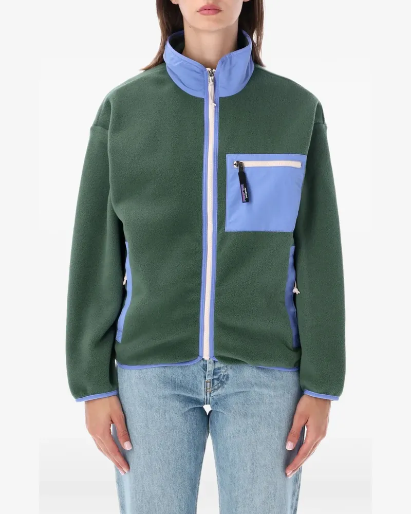 Patagonia Fleecejacke mit Einsätzen - Grün Grün