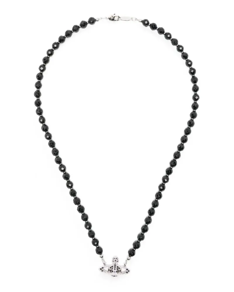 Vivienne Westwood Messaline Choker - Schwarz Schwarz