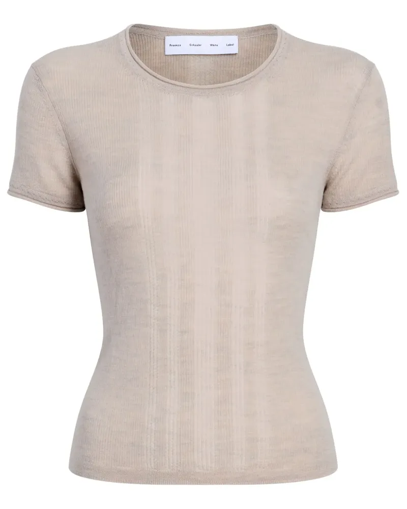 Proenza Schouler Blaine T-Shirt - Nude Nude