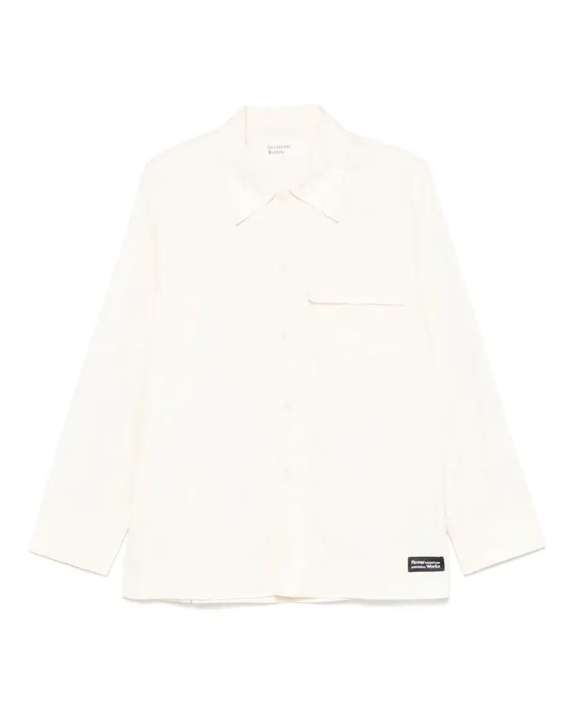Universal Works x Flower Mountain Cruiser Hemd - Nude Nude