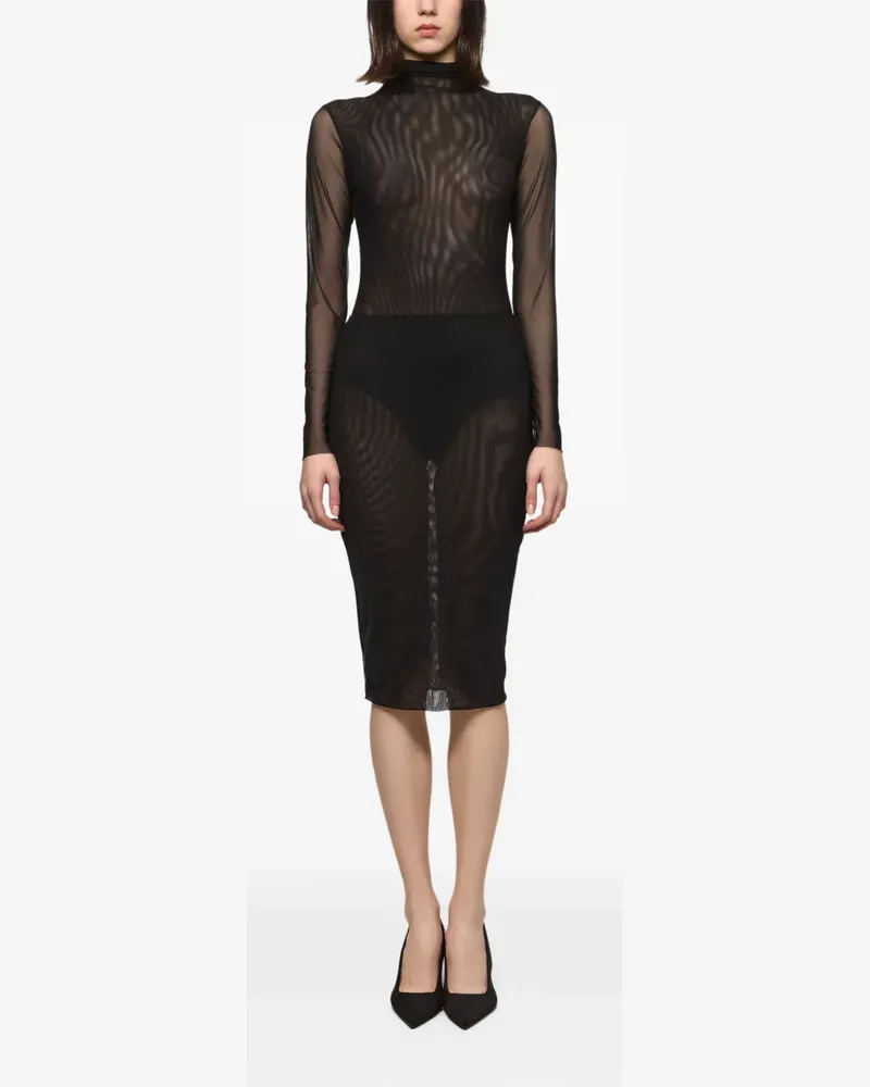 ATU Body Couture black midi skirt set - Schwarz Schwarz