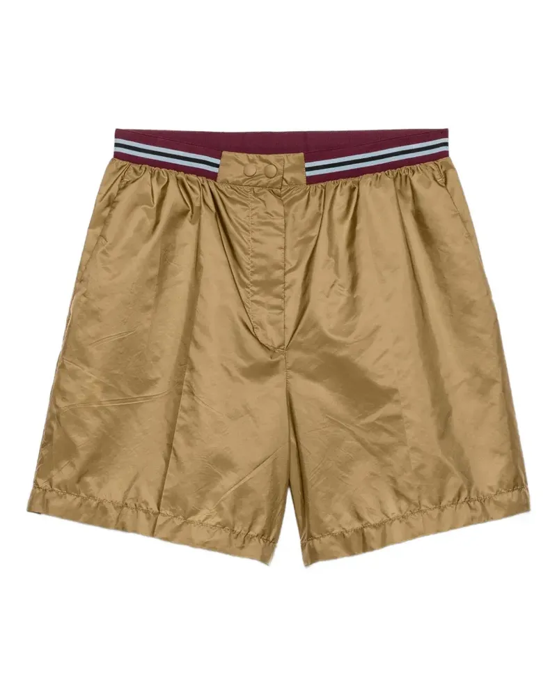 Prada lightweight Re-Nylon bermuda shorts - Nude Nude