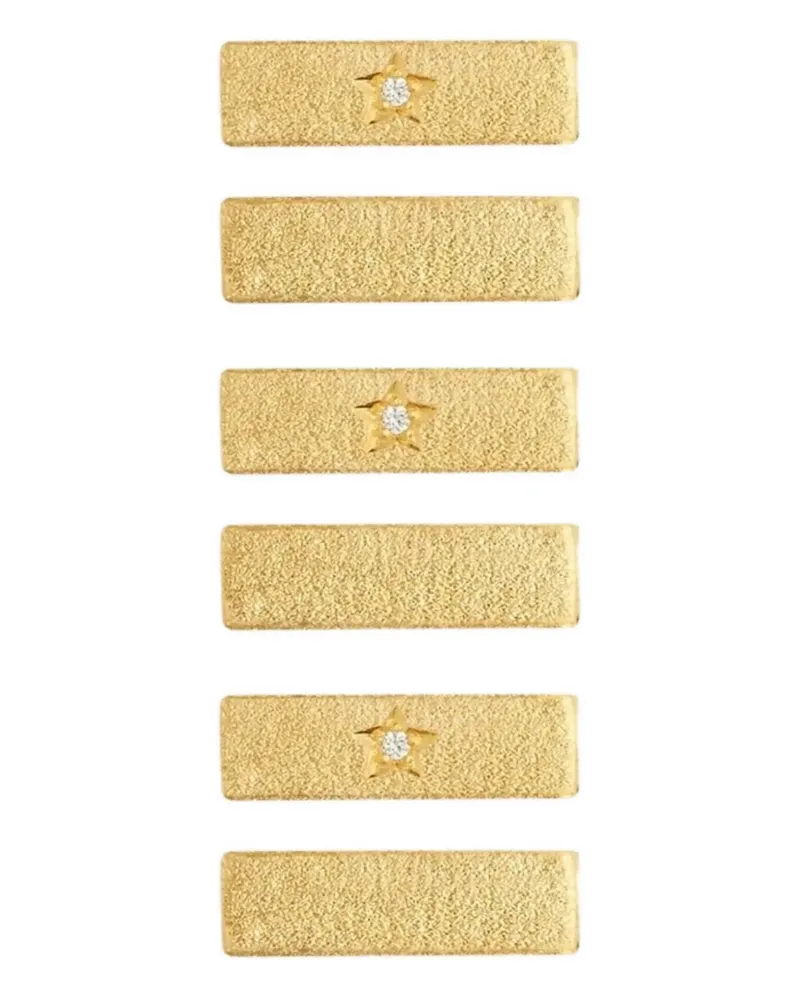 Marie Lichtenberg Micro Coco diamond locket necklace - Gold Gold