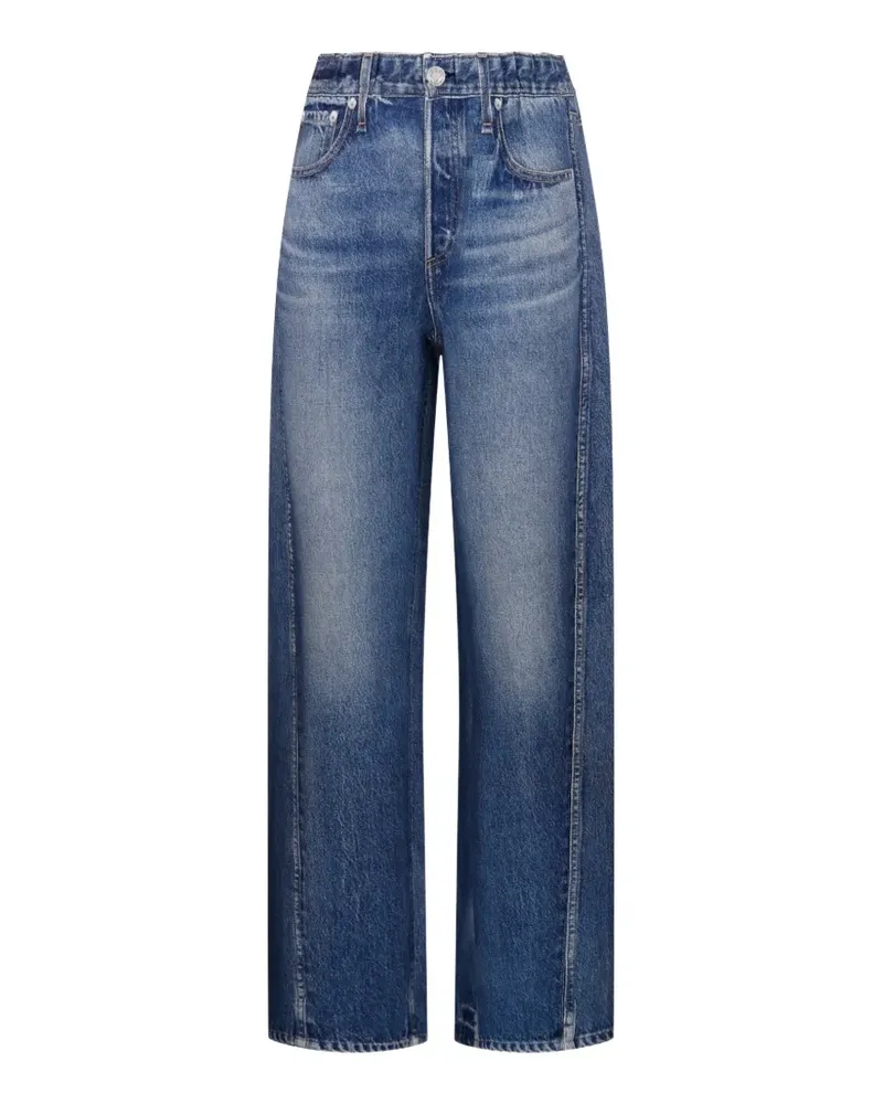 Rag & Bone Sutton Wide-Leg-Jeans - Blau Blau