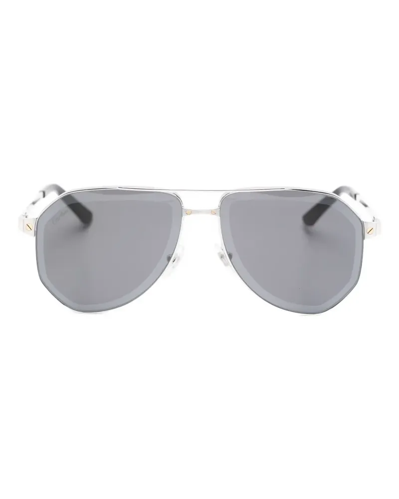 Cartier Santos de Cartier sunglasses - Silber Silber
