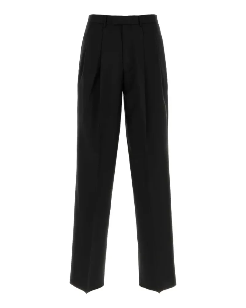 Givenchy pleated wool-blend trousers - Schwarz Schwarz