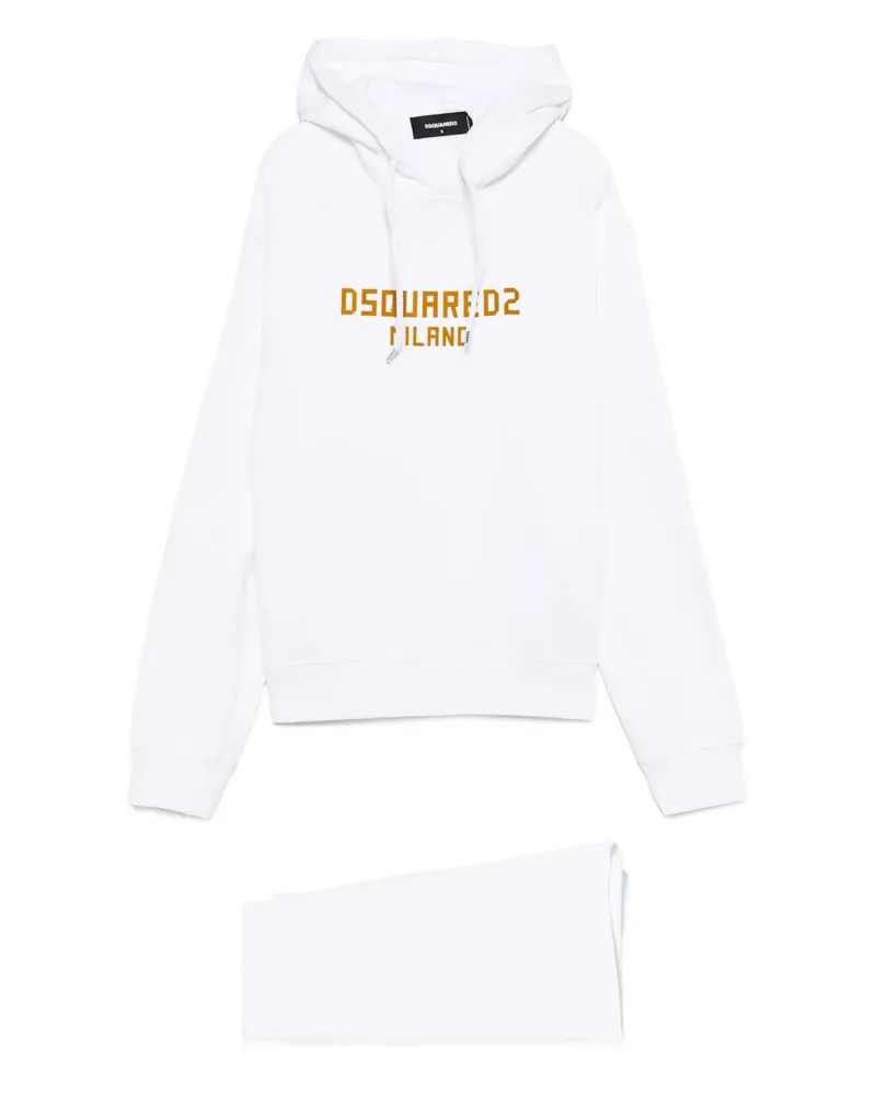 Dsquared2 Jogginganzug aus Baumwolle - Weiß Weiß