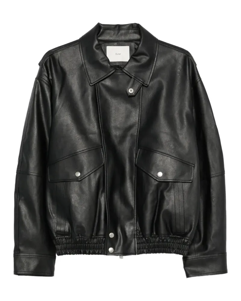 Dunst faux-leather jacket - Schwarz Schwarz
