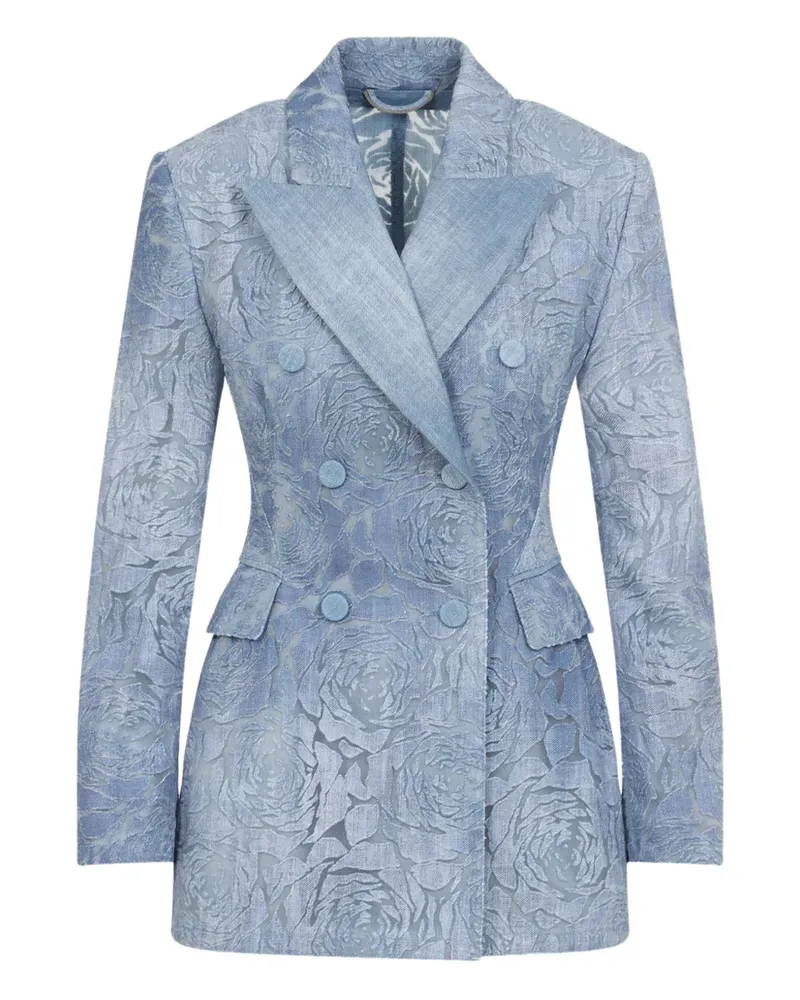Ermanno Scervino Geblümtes Sakko - Blau Blau