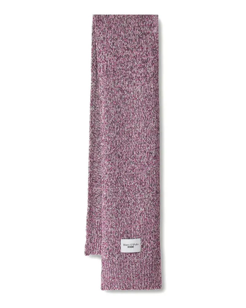 Marc O'Polo Schal mit Logo-Patch - Rosa Rosa