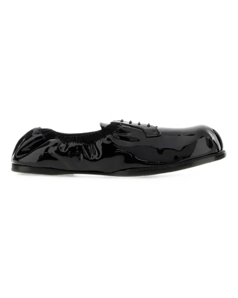 Moschino Derby-Schuhe aus Lackleder - Schwarz Schwarz
