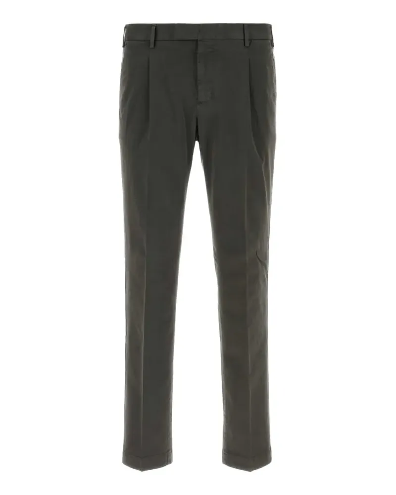 PT TORINO Bundfaltenhose mit Gürtel - Grau Grau