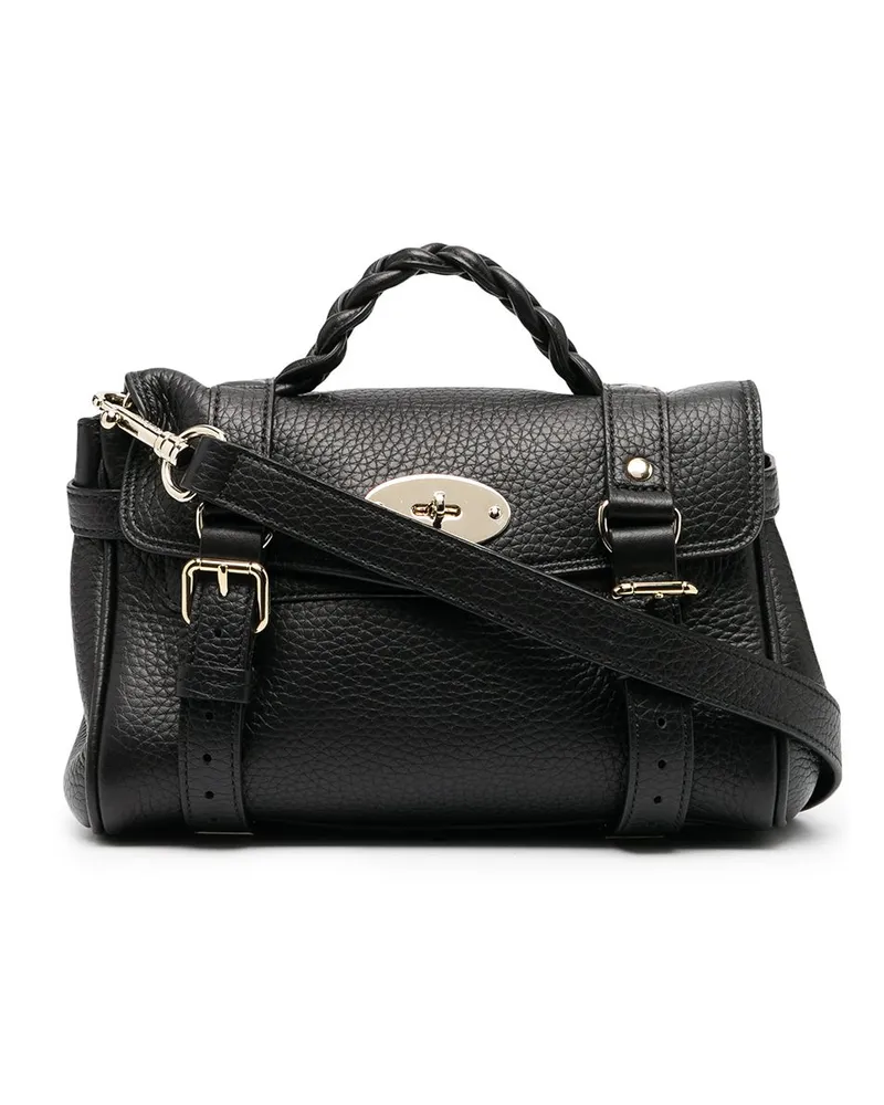 Mulberry Mini Alexa Handtasche - Schwarz Schwarz