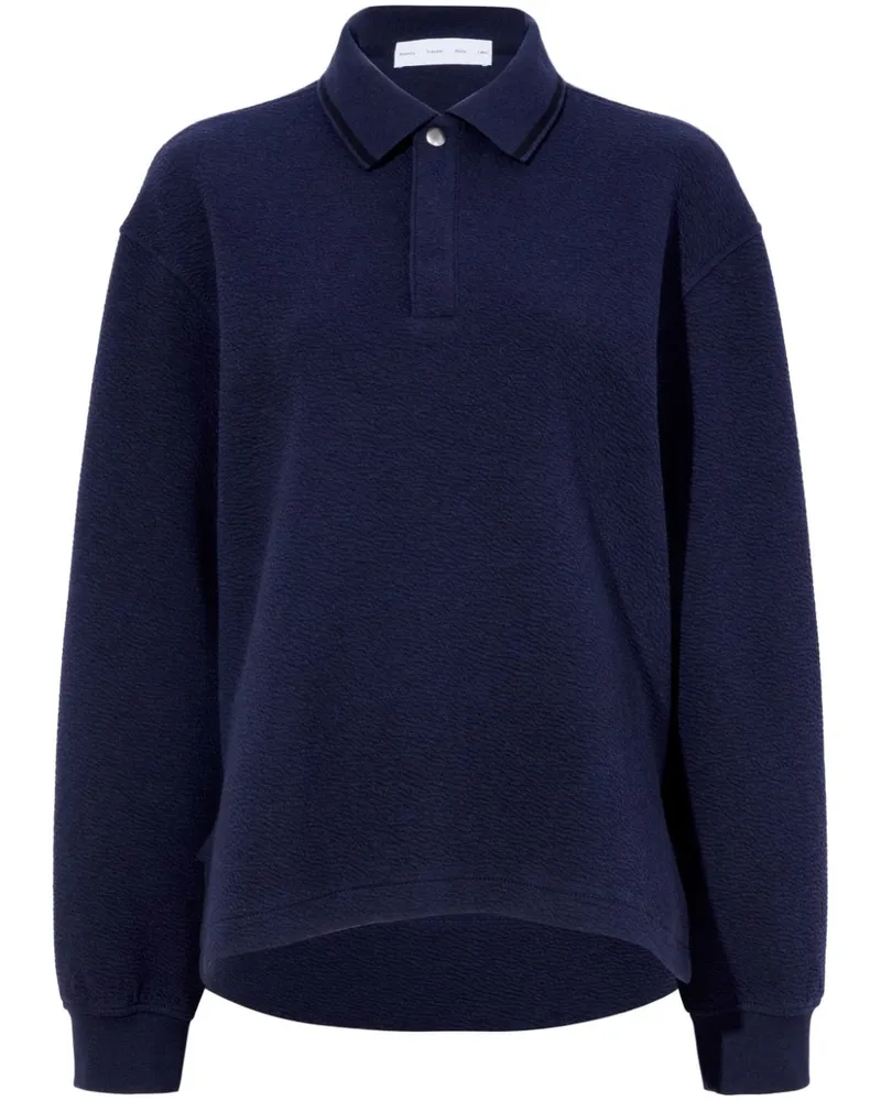 Proenza Schouler Genevieve Poloshirt Blau