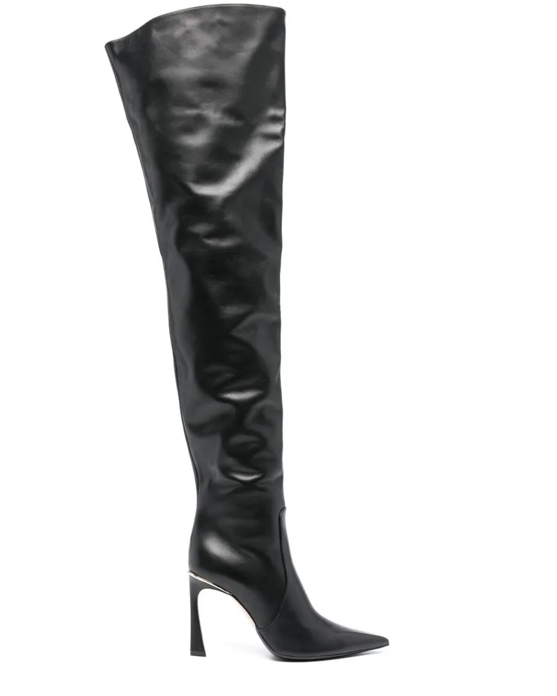 Victoria Beckham Spitze Overknee-Stiefel Schwarz