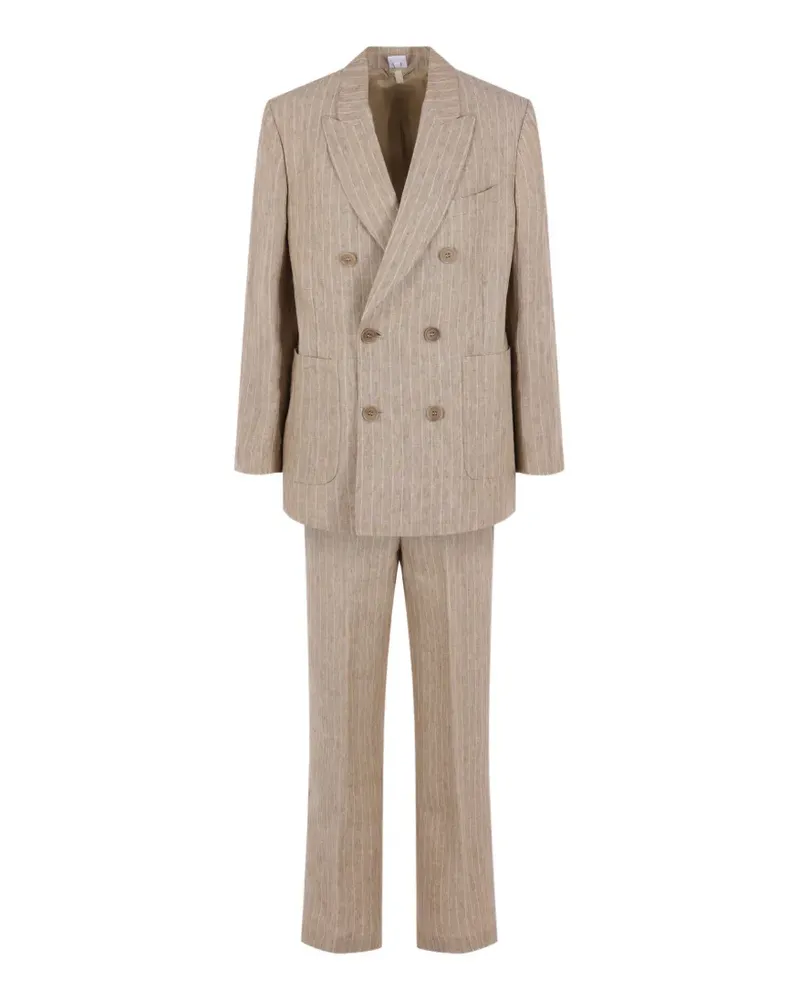 ASPESI pinstriped suit (set of two) - Nude Nude