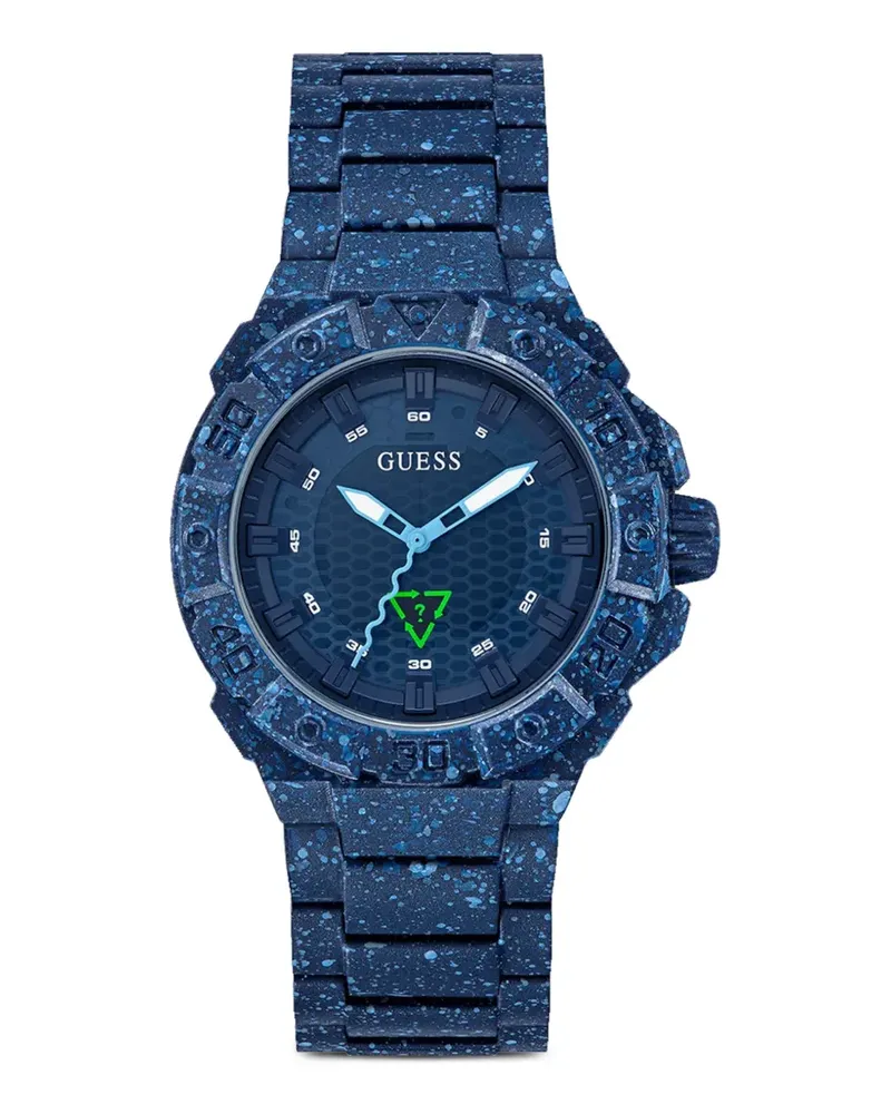 Guess round-shape 42mm watch - Blau Blau