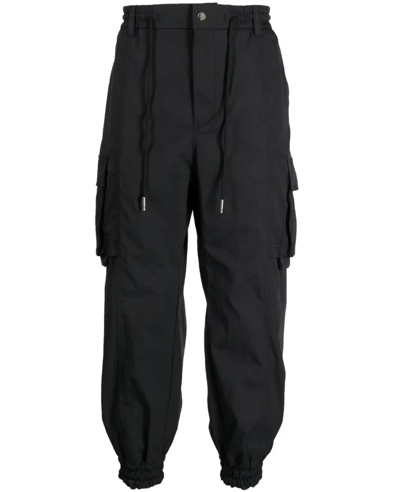 SONGZIO Cargohose mit Kordelzug - Schwarz Schwarz