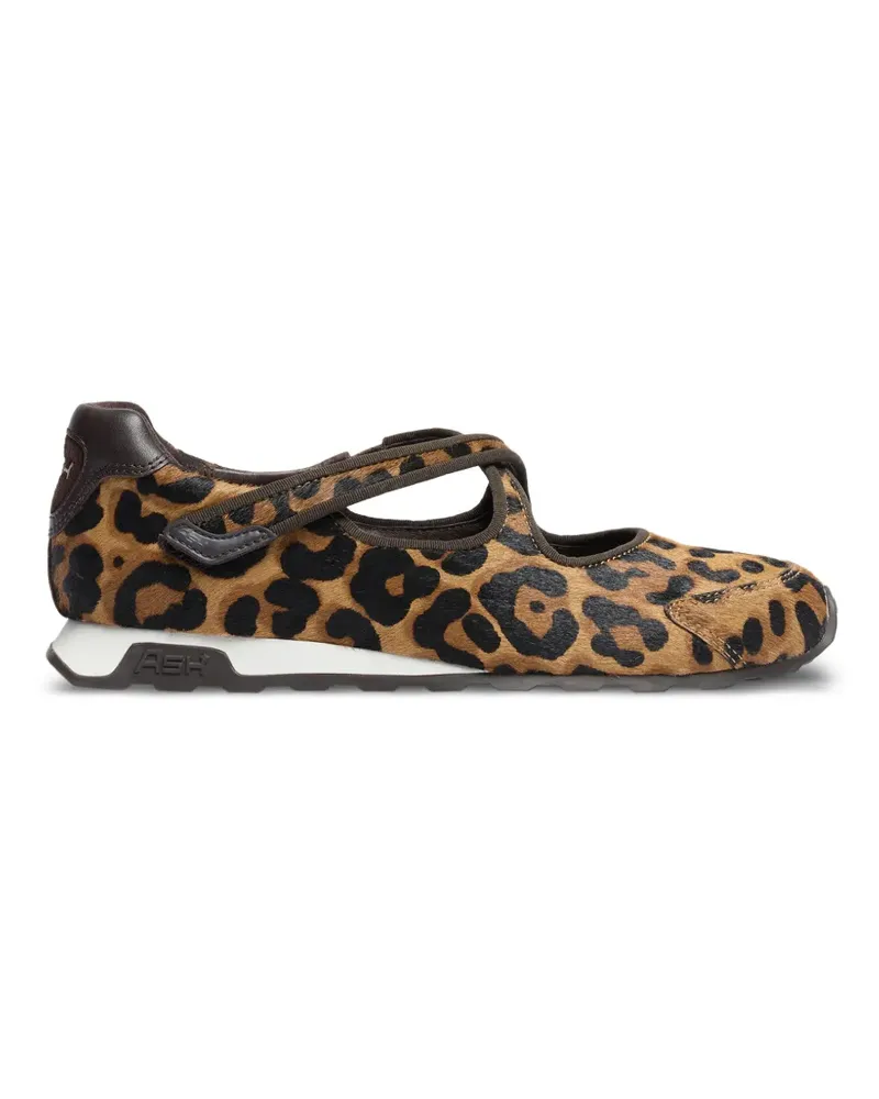 ash Kore Bis Sneakers mit Klettverschluss - Nude Nude