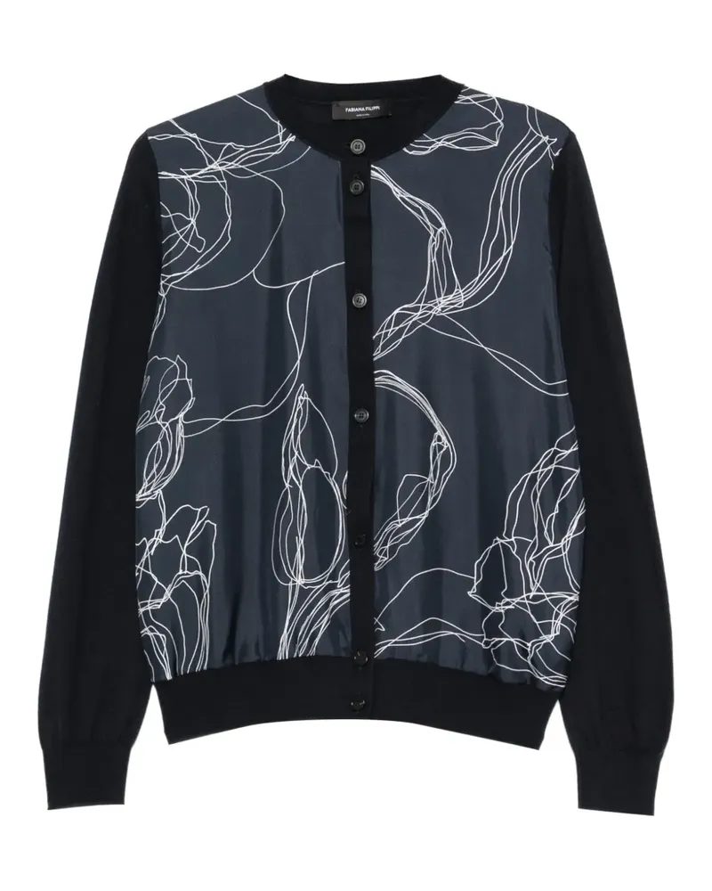Fabiana Filippi Cardigan mit Knöpfen - Blau Blau