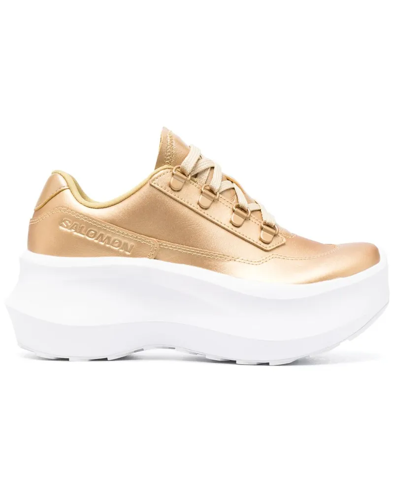 Comme des Garçons x Salomon Sense Feel Plateau-Sneakers - Gold Gold