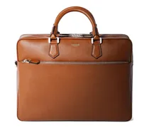Laptoptasche aus Leder - Braun