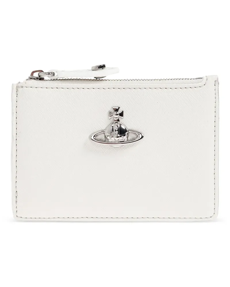 Vivienne Westwood Kartenetui mit Saffiano-Effekt - Weiß Weiß