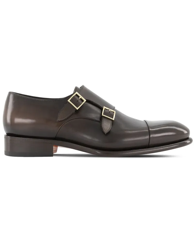 Santoni Klassische Monk-Schuhe - Braun Braun