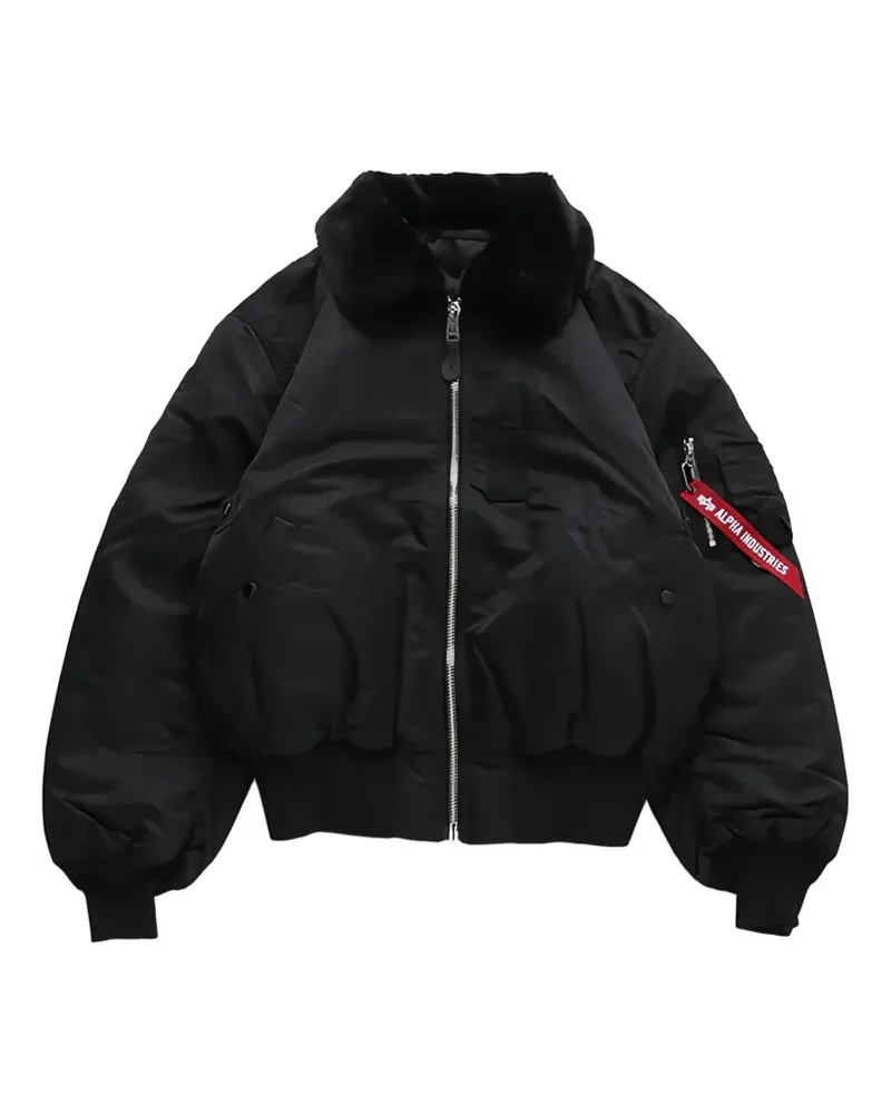 Mastermind Japan zip-up bomber jacket - Schwarz Schwarz