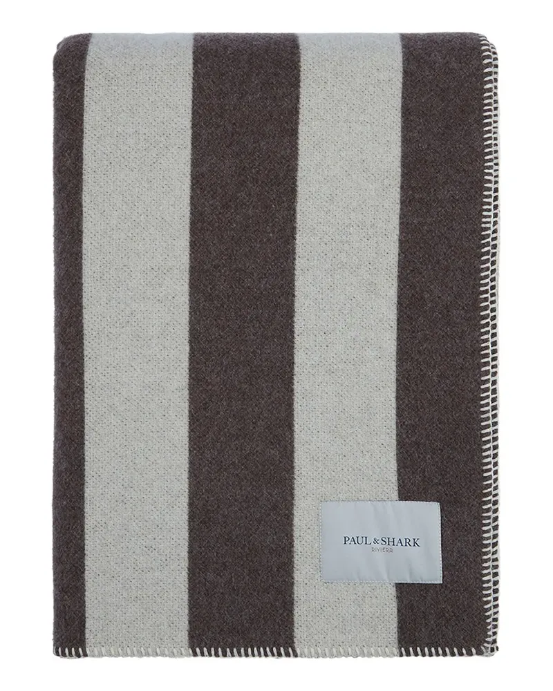 Paul & Shark striped blanket - Braun Braun
