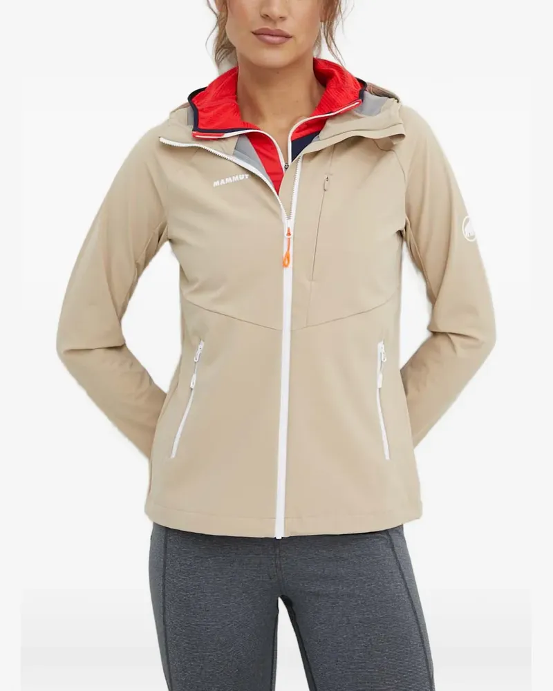 Mammut hooded zip jacket - Nude Nude