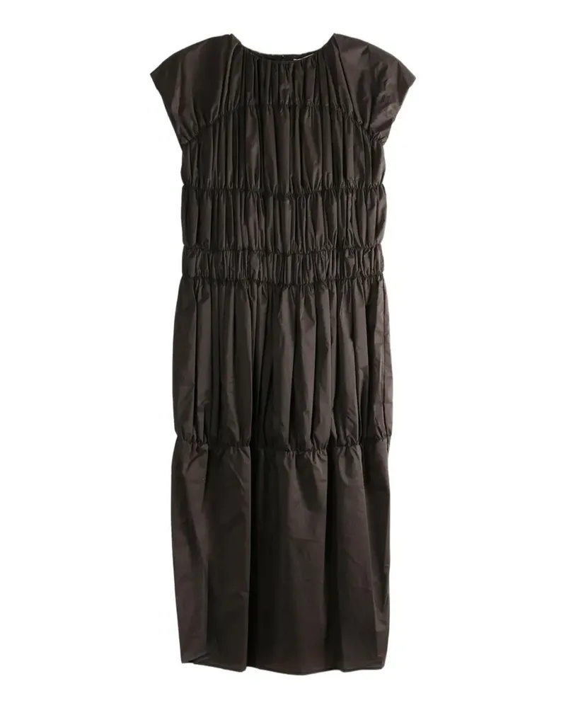 AMOMENTO shirred tiered dress - Braun Braun