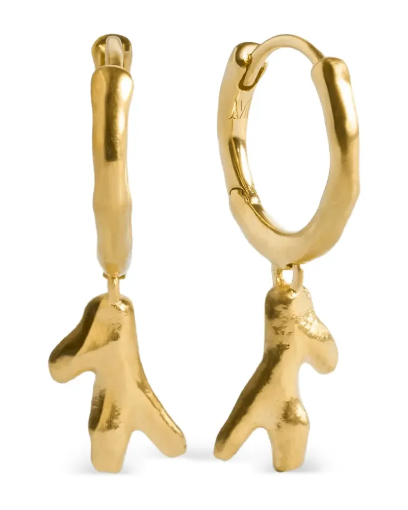 Monica Vinader Fragments Coral Huggie Ohrringe - Gold Gold