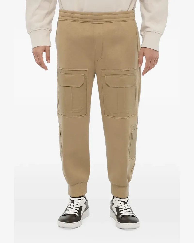Neil Barrett cargo-pocket track pants - Nude Nude