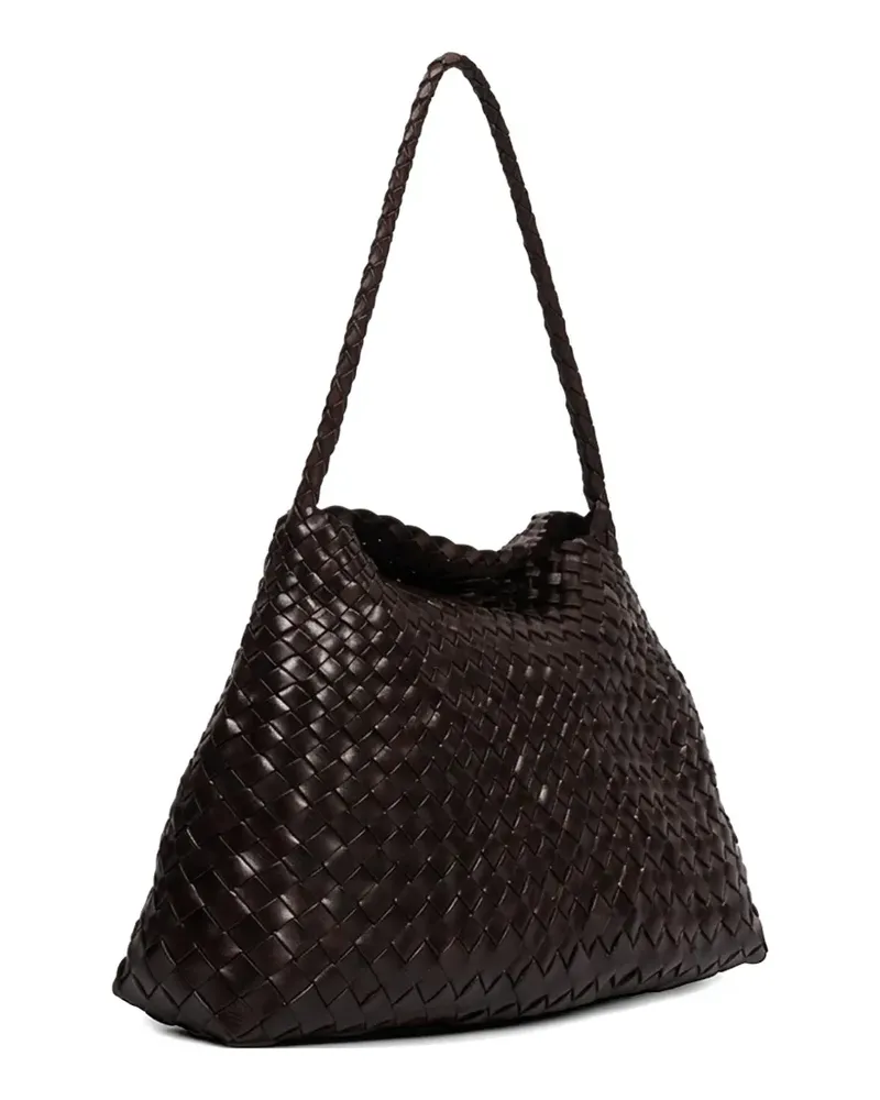 Dragon Diffusion Santa Maria woven shoulder bag - Braun Braun