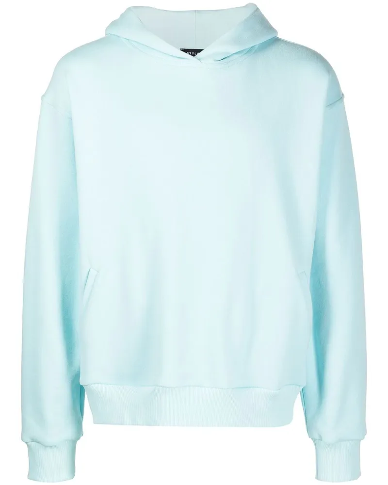 STYLAND x notRainProof klassischer Hoodie - Blau Blau