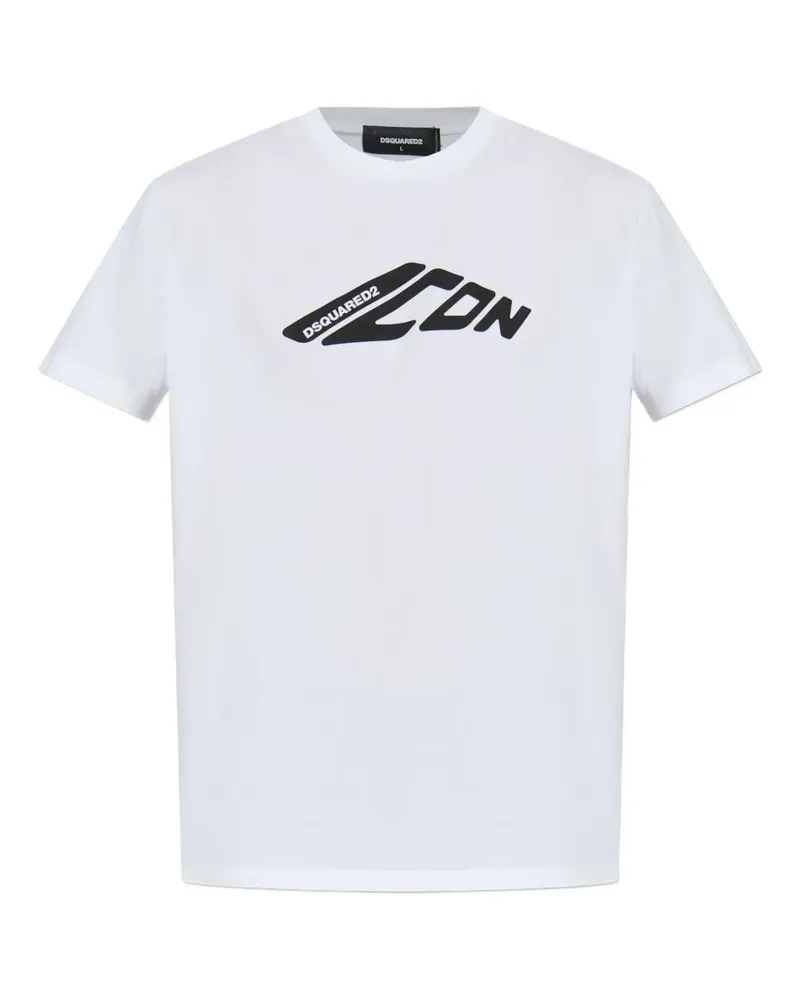 Dsquared2 T-Shirt mit Icon-Logo - Weiß Weiß