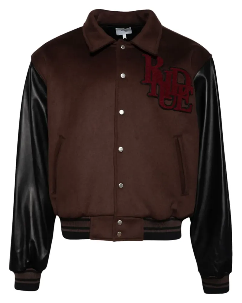 RHUDE Duck Collegejacke - Braun Braun