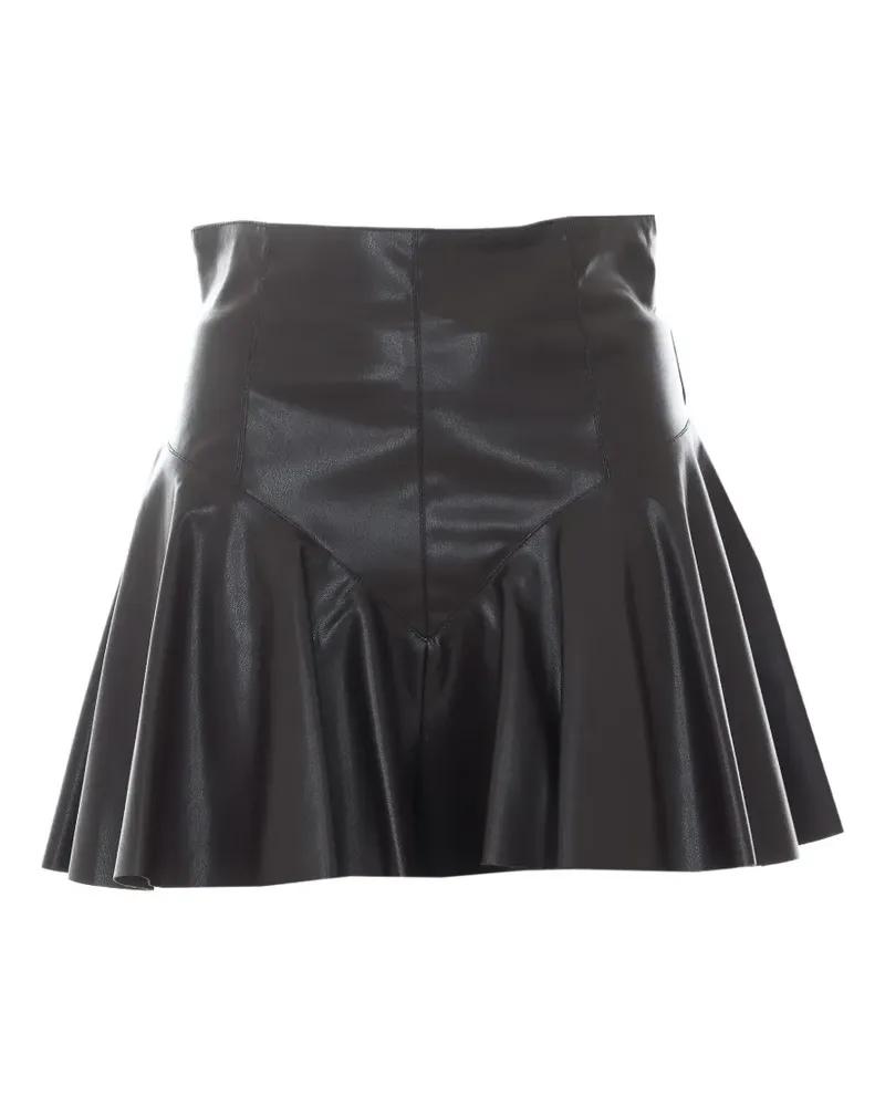 Aniye By Caly Mini-Shorts aus Faux-Leder - Schwarz Schwarz